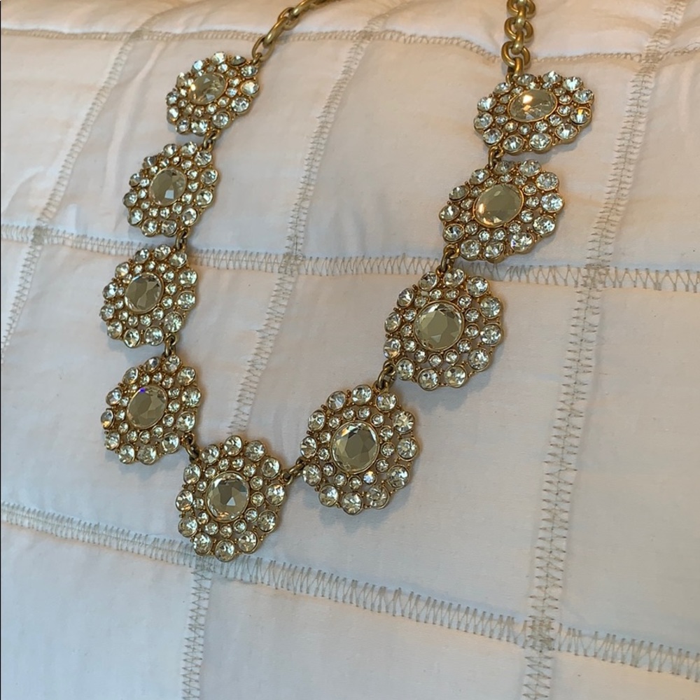 J. Crew crystal statement necklace